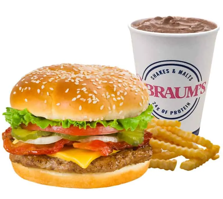 1/4 Lb. Bacon Cheeseburger Combo #5