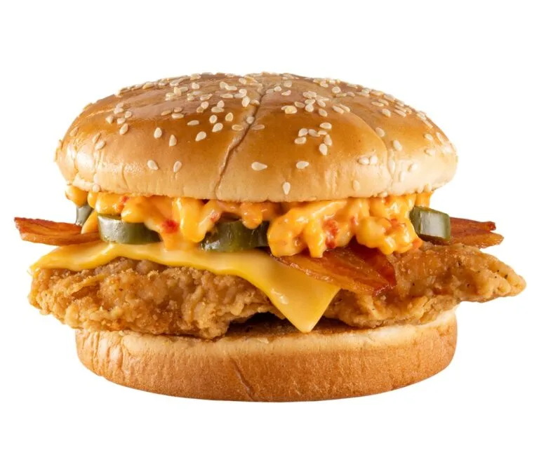 Braum's Menu With Prices & Calories (Updated) 2026 51 Spicy Chicken Pimento Bacon Sandwich